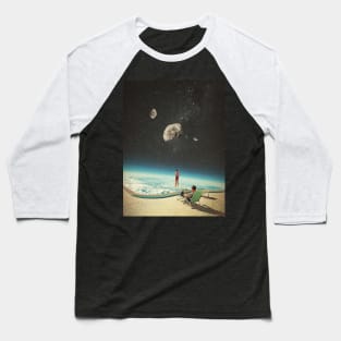 Summer with a Chance of Asteroids Baseball T-Shirt